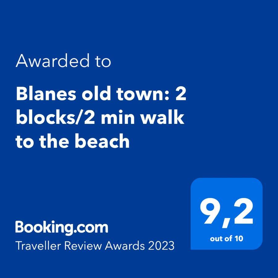Blanes Old Town: 2 Blocks/2 Min Walk To The Beach Екстер'єр фото